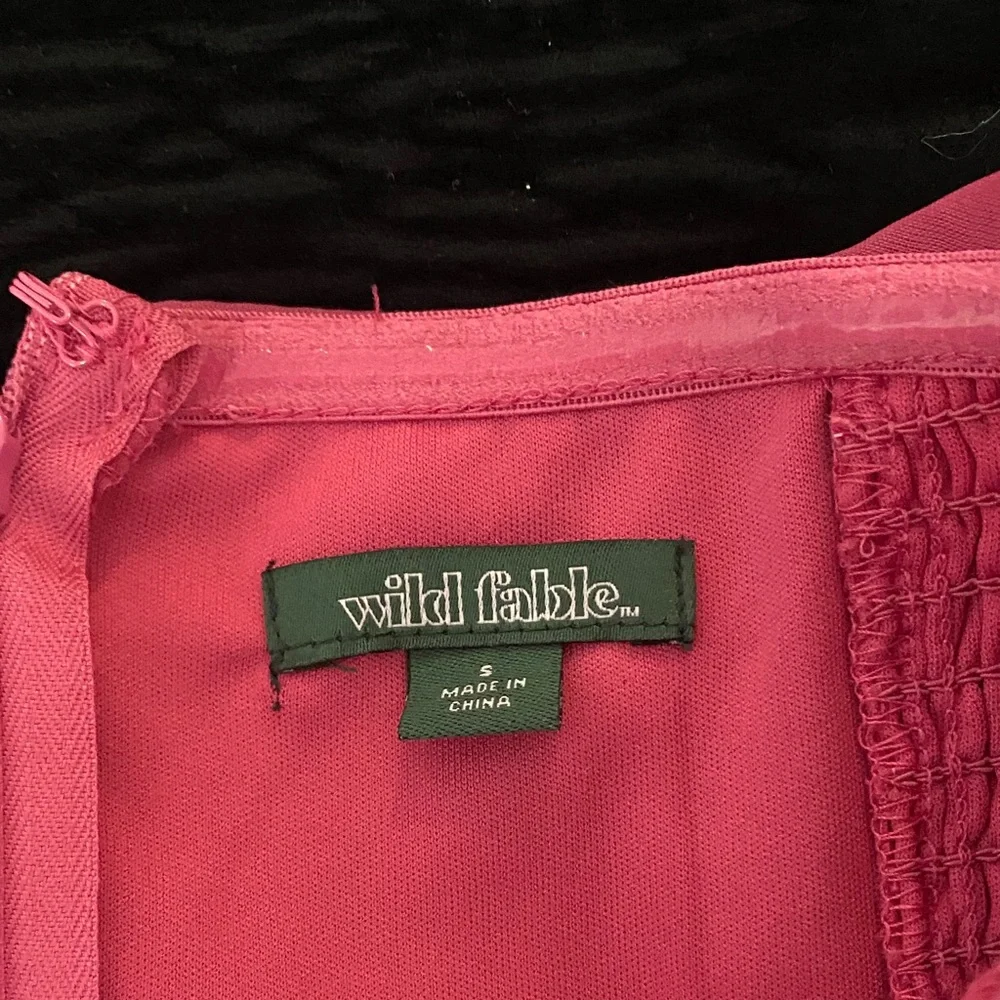 Pink Ruffle Dress - Picture 2 of 3